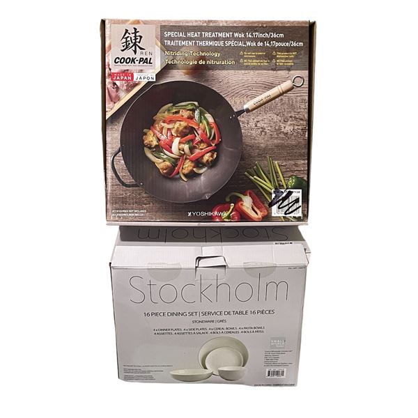 Cook-Pal 14.17  wok & Stockholm dining set