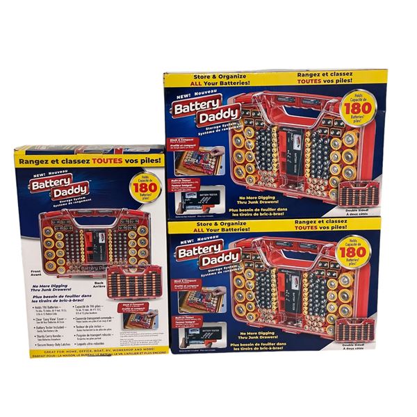 3pc Battery Daddy storage system
