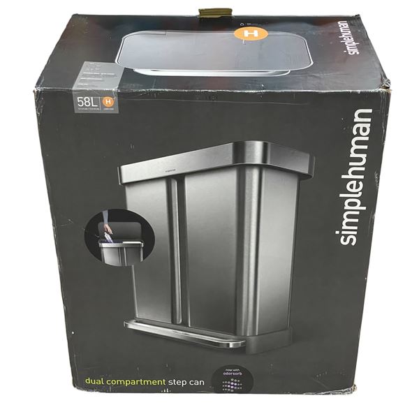 Simple Human dual compartment step can