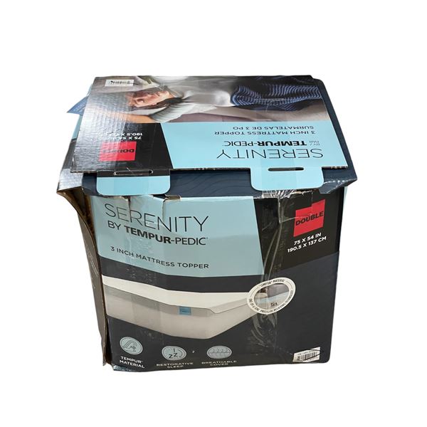 Serenity by Tempur Pedic 3" mattress topper