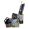 Image 1 : Group of assorted items - automotive organizer/ yacht mop/ Huggie Little Swimmers diapers/ shovels/ 