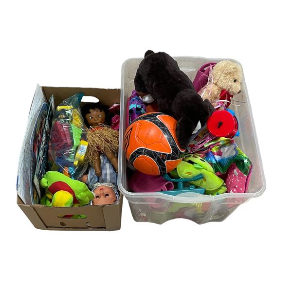 Group of assorted toys