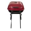 Image 1 : Portable charcoal BBQ with folding base on wheels