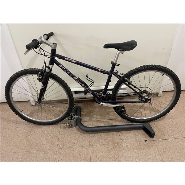 Rocky Mountain Cardiac mountain bike with bike rack