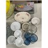 Image 2 : Group of misc. kitchenware - Mikasa crystal dish/ glasses & bowls
