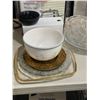 Image 2 : Group of misc. glass serving dishes/ dessert serving dishes