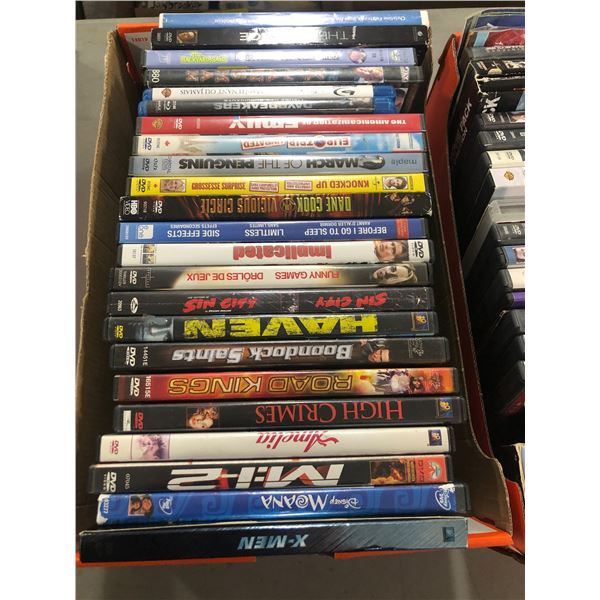 Group of assorted DVD CDs