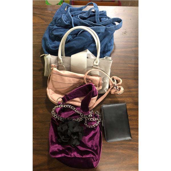 5pc assorted small purses & wallet