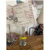 Image 2 : Set of 2 glass bed side lamps