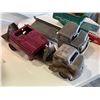 Image 2 : Assorted vintage press steel toy truck pieces