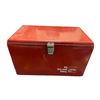 Image 1 : Vintage metal lined fold-up Coca Cola cooler - approx. 13in x 22in x 13in