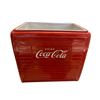 Image 1 : Vintage metal lined Coca Cola cooler with metal insert tray by St. Thomas - 17in x 12in x 16in (miss