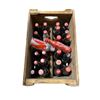 Image 1 : Vintage Drink Coca Cola wooden crate w/ assorted bottles - 19in x 10in x 12