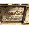 Image 3 : 2 Vintage mirror back Coca Cola advertising sign - approx. 16in x 12in each