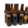 Image 3 : 15 vintage amber crinkle glass orange Crush soda bottles - 1950s