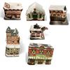 Image 1 : 7 vintage Coca Cola light-up model buildings