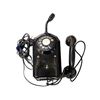 Image 1 : Vintage black rotary dial telephone converted to lamp