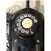 Image 2 : Vintage black rotary dial telephone converted to lamp