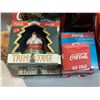 Image 2 : Group of assorted Coca Cola collectibles - ornaments/ tins/ bottle cap sign & more