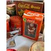 Image 8 : Large group of assorted Coca Cola collectibles - tins/ fanny pack/ ice bucket & more