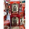 Image 2 : 4 vintage Coca Cola clocks