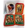 Image 2 : 6 assorted 1990's Coca Cola trays - Santa Claus/ Norman Rockwell