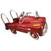 Image 2 : Vintage press steel fire truck #9 pedal car