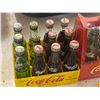 Image 2 : 4pcs of Coca Cola collectibles - miniature bottles (mostly full)