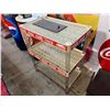Image 2 : Vintage 3 tier Coca Cola shelving unit - 37in x 31in x 18in