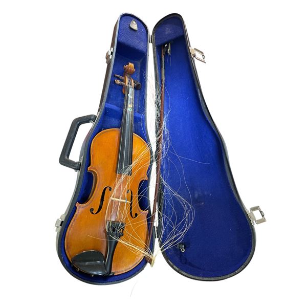 Vintage violin in hard case