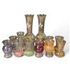 Image 1 : Group lot - Vintage glass vases - Approx 14 pc