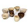 Image 1 : Vintage creamers and dishes including Nelson Wart (England), Wade (England), 2 made in Italy