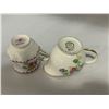 Image 2 : Vintage Bone China tea cups, saucers, creamers including Royal Albert, Aynsley, Jason