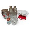 Image 1 : Vintage kitchen scale, milk bottles and pitchers