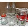 Image 2 : Vintage kitchen scale, milk bottles and pitchers