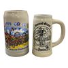 Image 2 : 4 pc - German Oktoberfest Beers Steins, small beer stein & Ceramarte Brazil Swiss stein