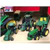 Image 2 : Group of assorted John Deere & misc. metal & plastic model toys - includes 8430T/ 8400/ tractors/ vi