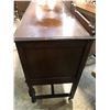 Image 8 : Vintage 2 drawer, 2 door wooden cabinet - approx. 5ft wide x 22in depth x 41in tall