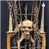 Image 2 : Dracula's skeleton throne chair (from the horror fiction series) (approx. 70in height)