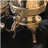 Image 2 : Meriden B company - Victorian style teapot (marked 1924) w/ 2 glass carafe (one slightly cracked)