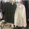 Image 2 : Rack full of assorted set dec clothing - includes dress shirts / dress pants / jeans / long sleeves 