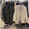 Image 2 : Rack full of assorted set dec clothing - includes dress shirts / dress pants / blazers / jeans / lon