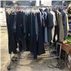 Image 1 : Rack full of assorted set dec clothing - includes jeans / dress shirts / long sleeve shirts / shirts