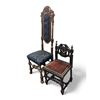Image 1 : Set of 2 Movie Set Dec Gothic Chairs