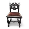 Image 2 : Set of 2 Movie Set Dec Gothic Chairs