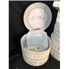 Image 2 : "Rosanna - La Patisserie" Tea Set - includes  x2 12" Footed Bowls/ 8" Footed Bowl/ & 8" Cake Pedesta