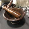 Image 2 : Group of glasses, stir sticks, serving dish and wine glasses