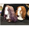Image 2 : Bin lot of professional wigs & hair extensions