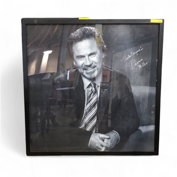 Framed signed picture of Dennis Miller - 50x50"