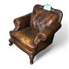 Image 1 : Vintage looking leather chair set dec used in scary high school show